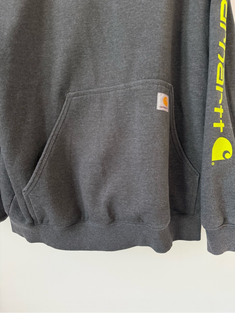 Carhartt Iconic K288 Logo Sweatshirt in Carbon Heather - Picture 6 of 11